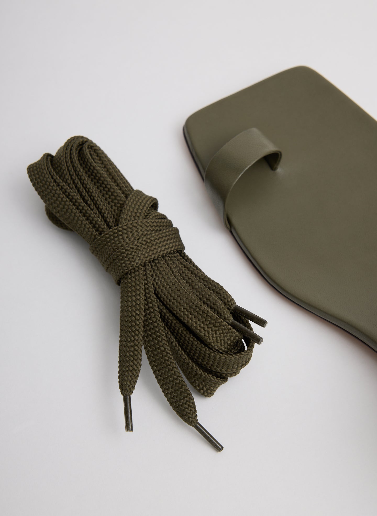 Tibi Ali Lace-Up Short Sandal