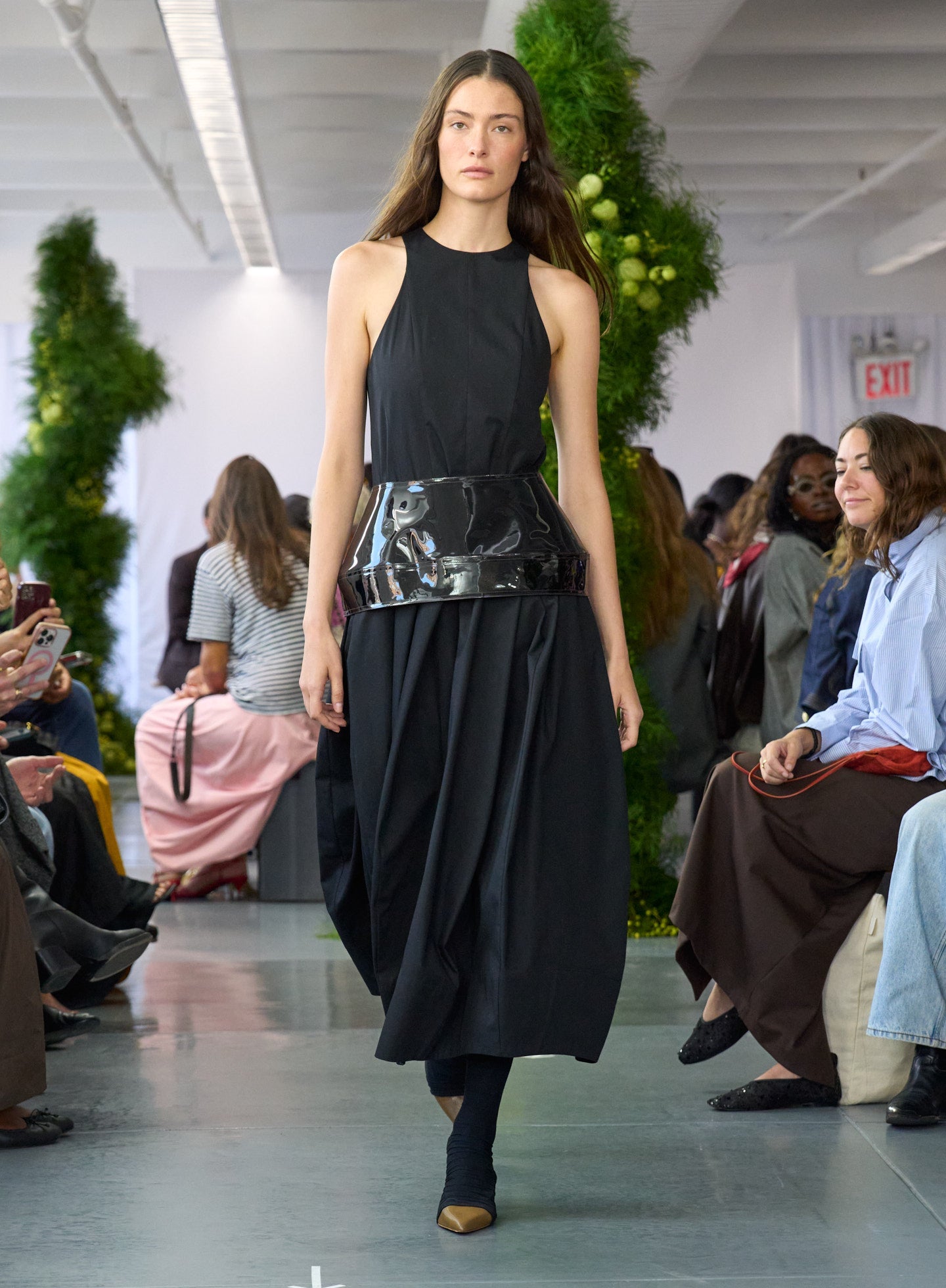 Tibi PVC Peplum Belt