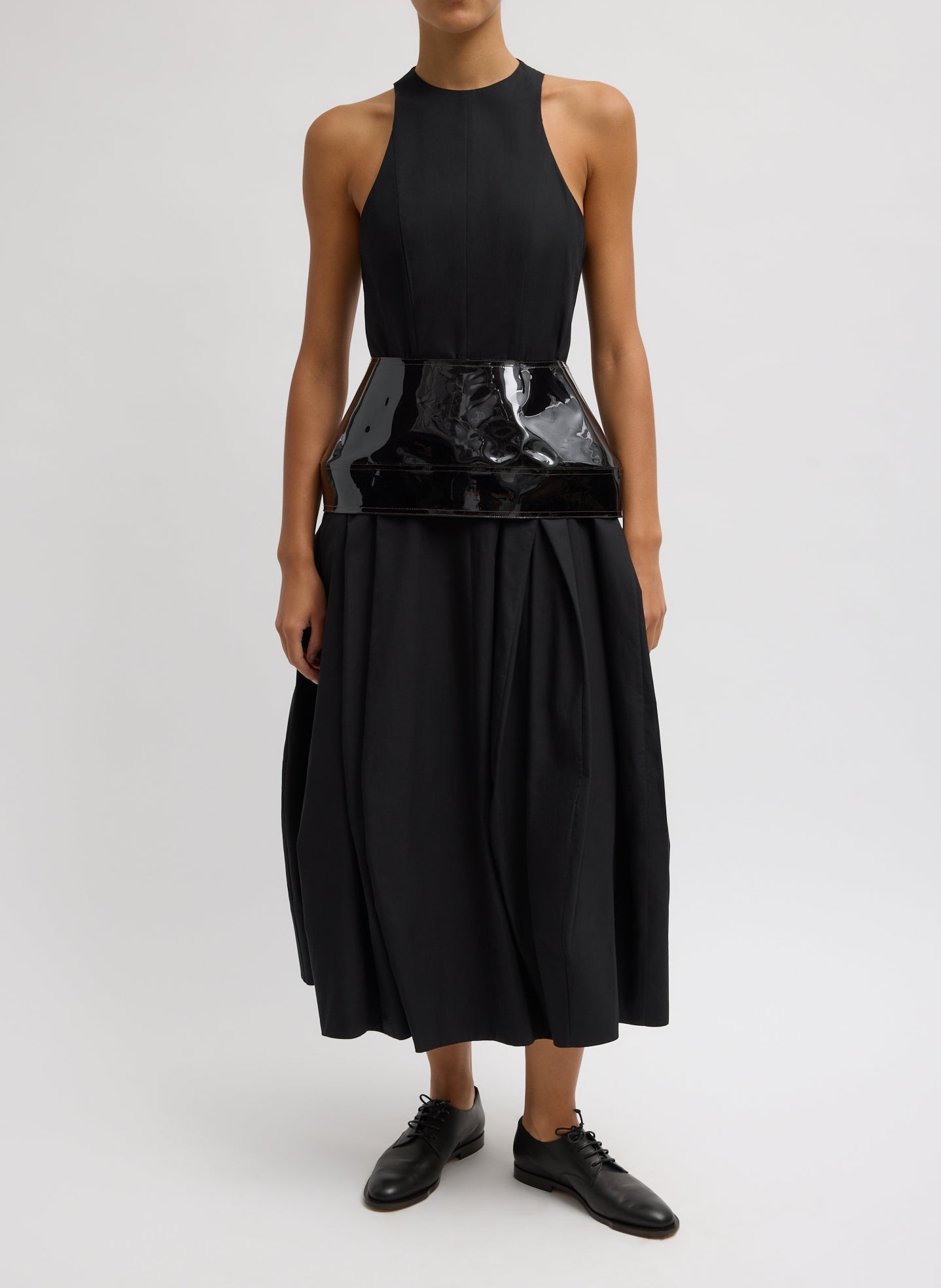 Tibi PVC Peplum Belt