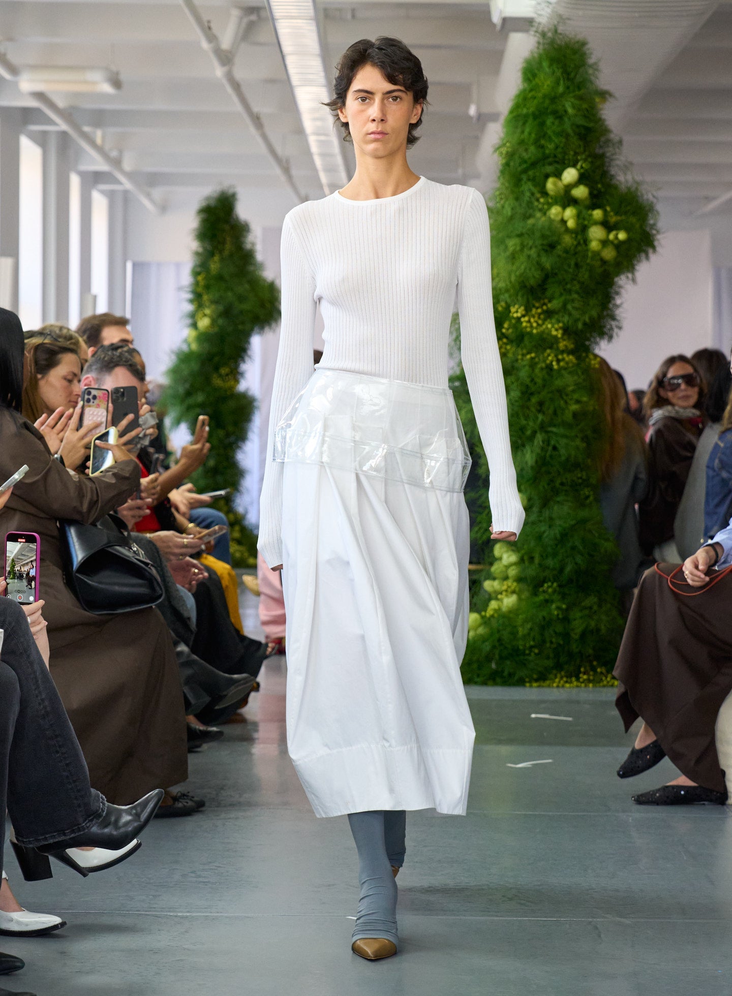 Tibi PVC Peplum Belt