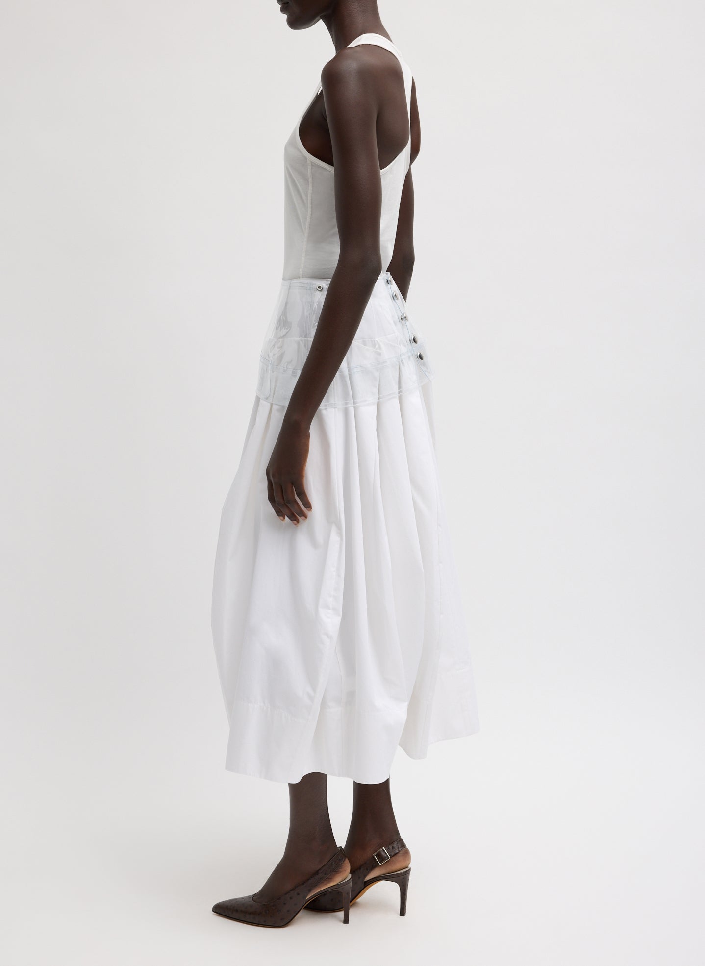 Tibi PVC Peplum Belt