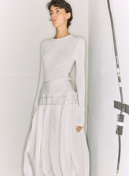 Tibi PVC Peplum Belt