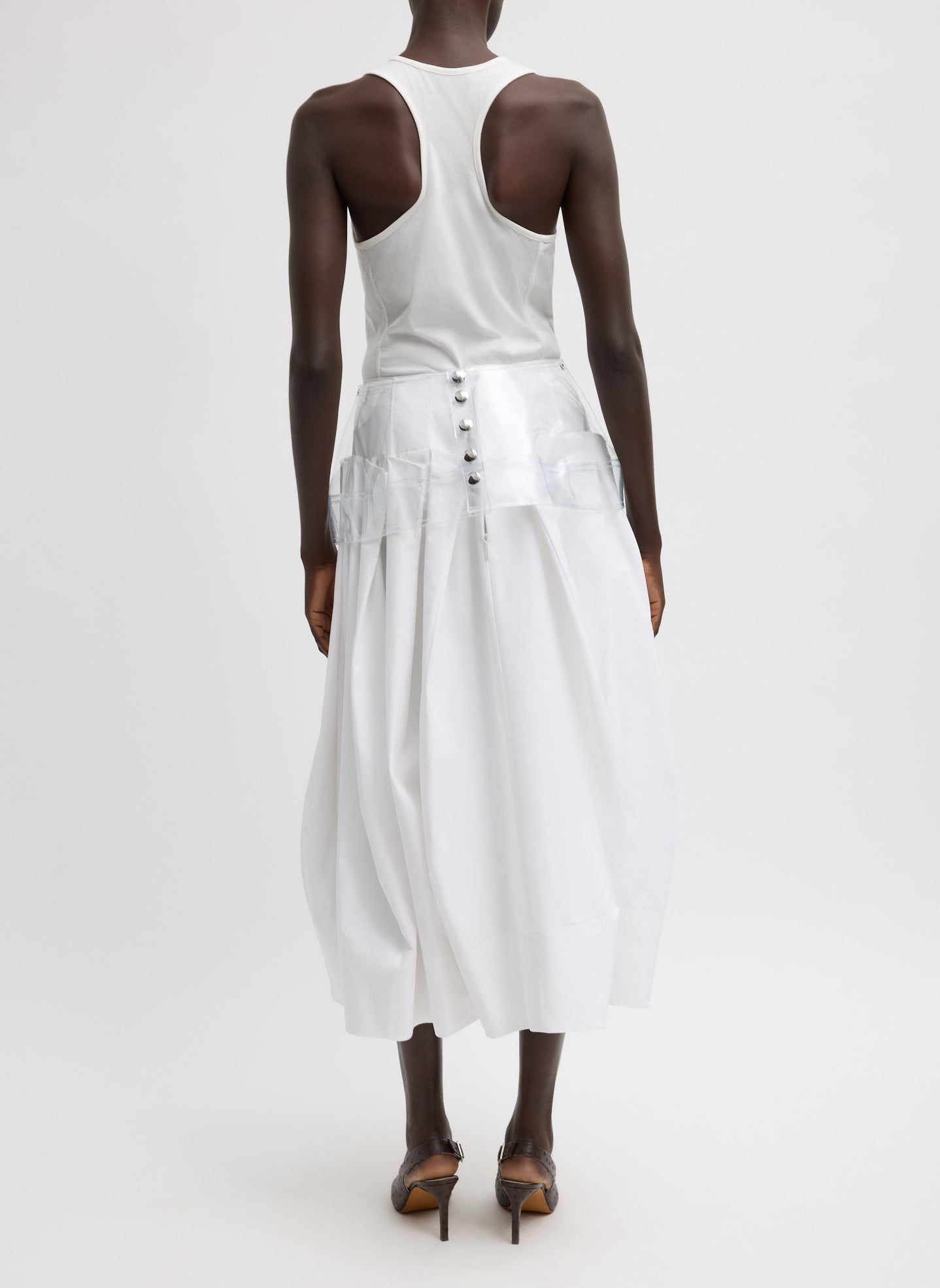 Tibi PVC Peplum Belt