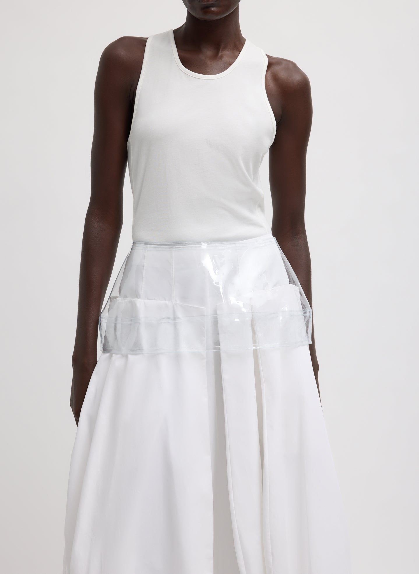 Tibi PVC Peplum Belt