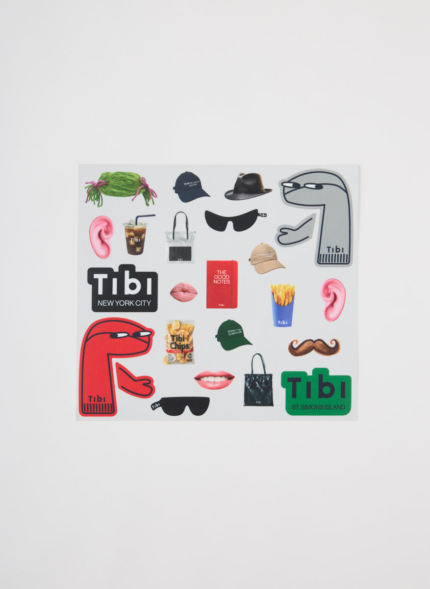 Tibi Borg Dress Up Sticker Sheet