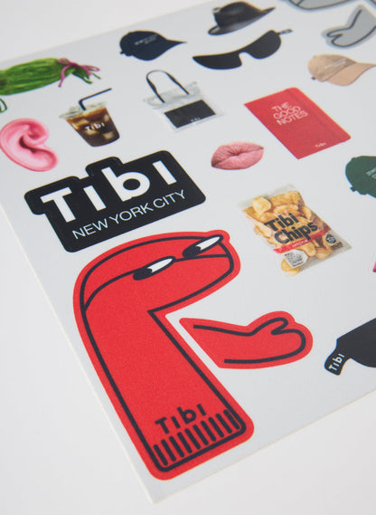 Tibi Borg Dress Up Sticker Sheet