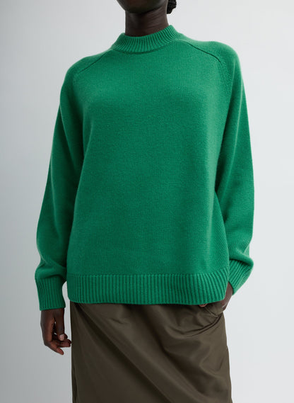 Tibi Cashmere Crewneck Oversized Pullover Sweater