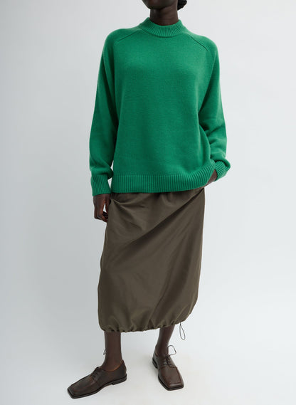 Tibi Cashmere Crewneck Oversized Pullover Sweater