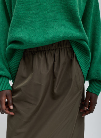 Tibi Cashmere Crewneck Oversized Pullover Sweater