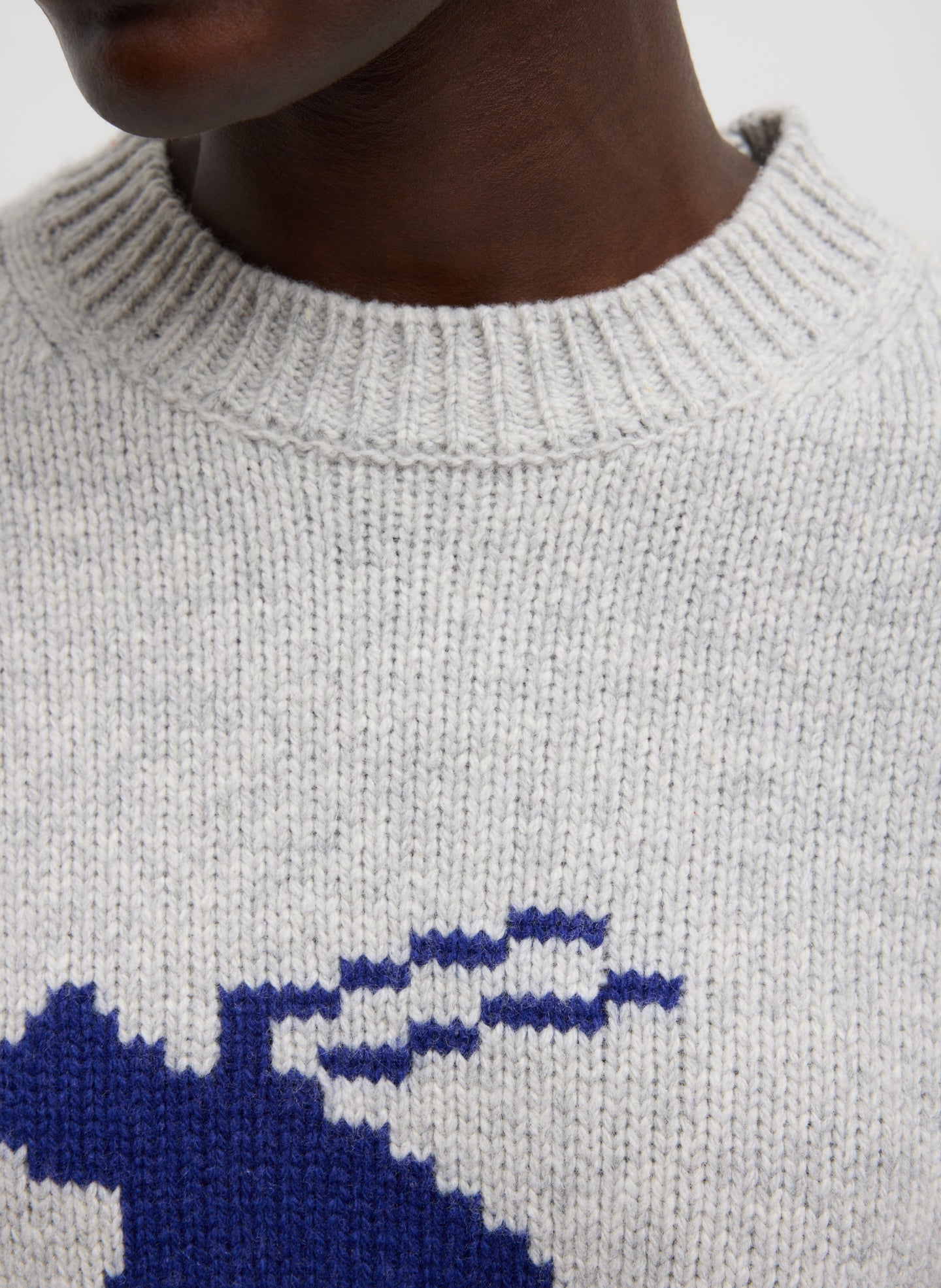 Tibi Soft Wool Ski Shrunken Sweater