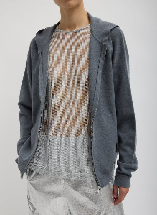 Tibi Double Faced Cashmere Hoodie