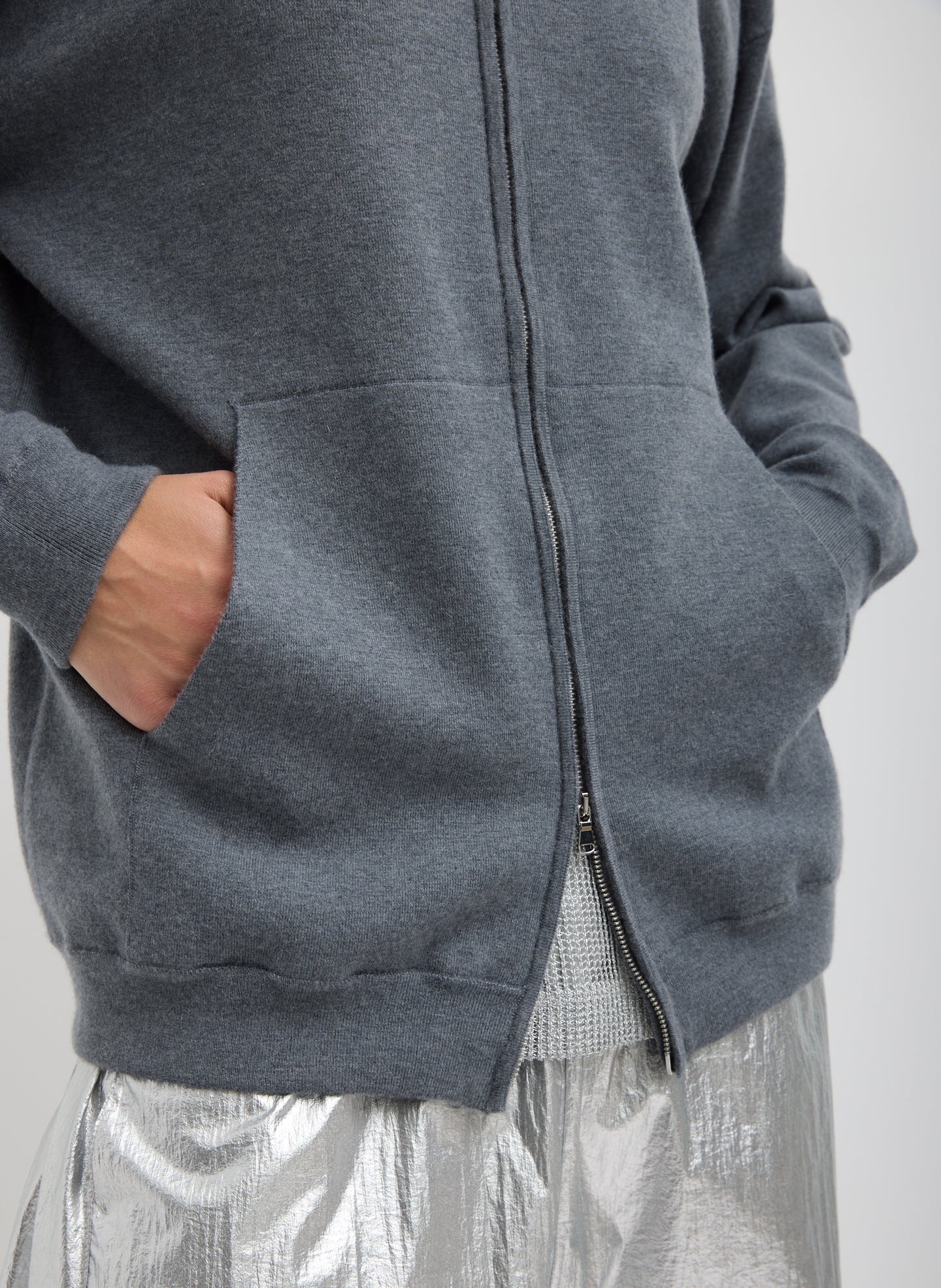 Tibi Double Faced Cashmere Hoodie