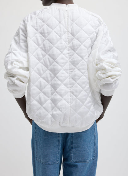 Tibi Cozy Quilting Sweatshirt