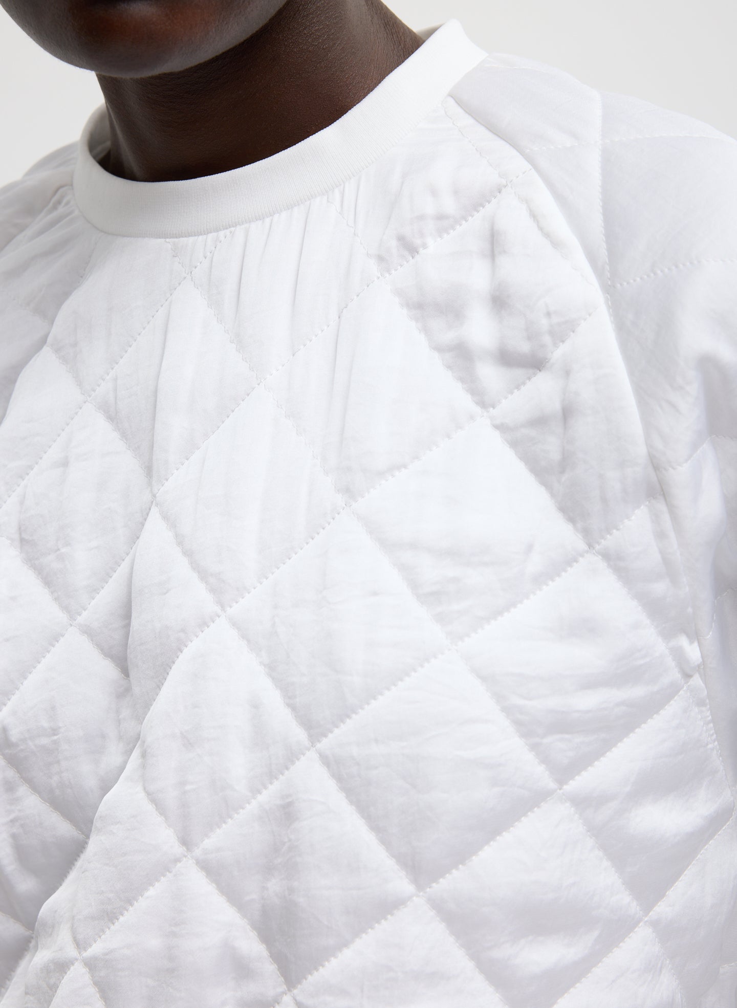 Tibi Cozy Quilting Sweatshirt