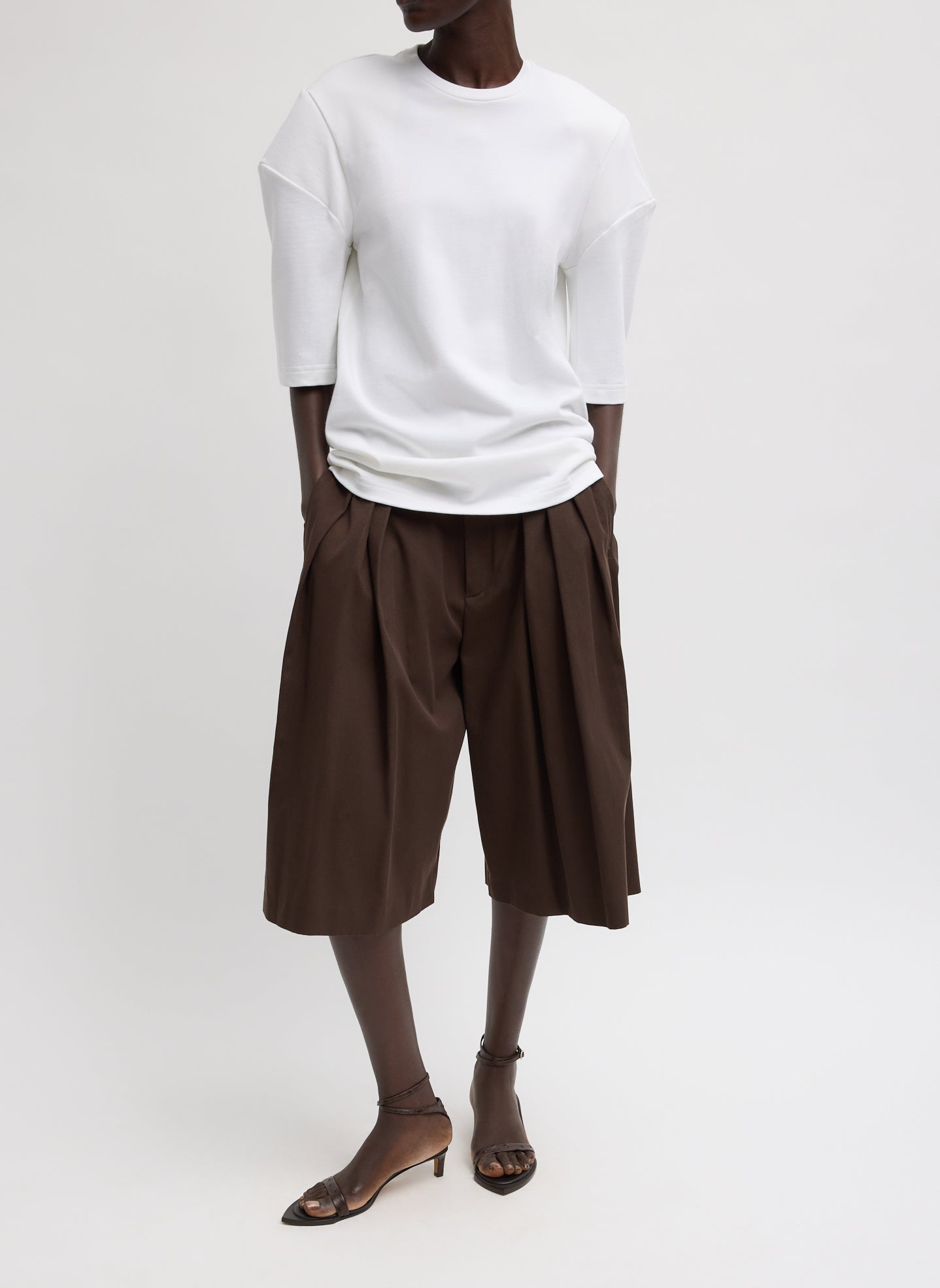 Tibi Perfect Hinged Sleeve T-Shirt