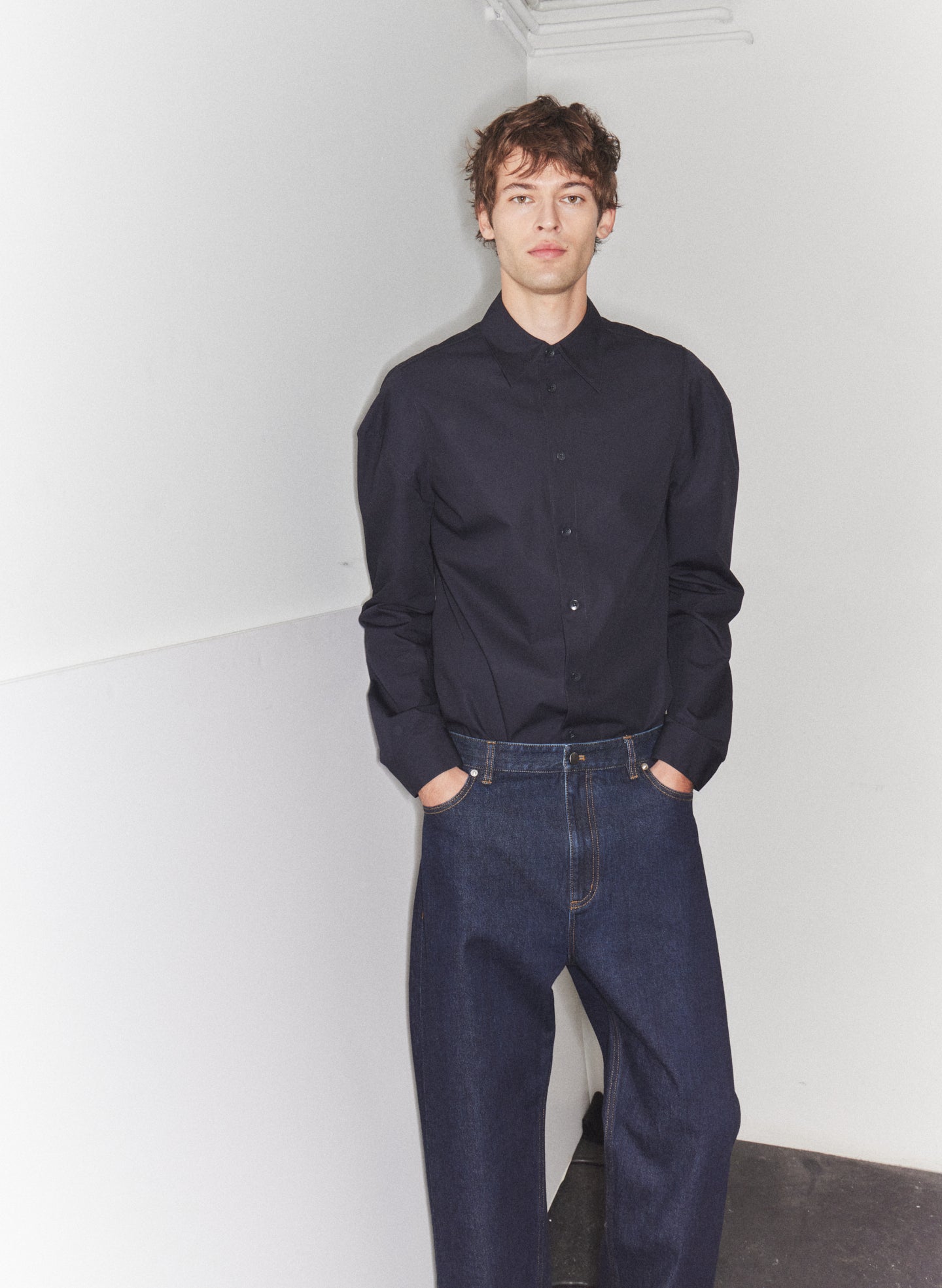 Tibi Compact Eco Poplin Hinged Shirt