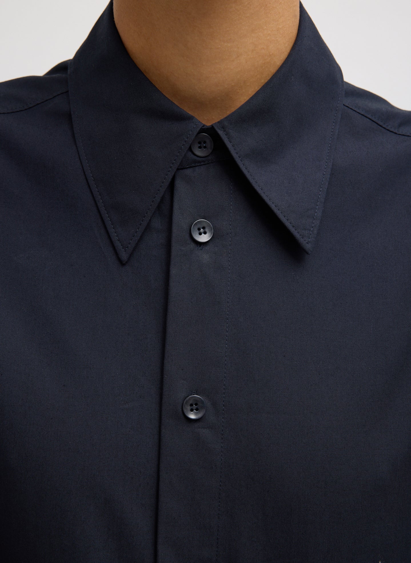 Tibi Compact Eco Poplin Hinged Shirt