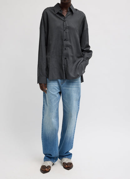 Tibi Ultra Light Silk Tencel Oversized Shirt