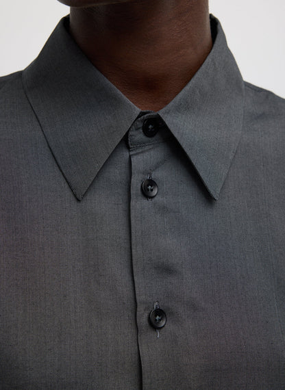 Tibi Ultra Light Silk Tencel Oversized Shirt