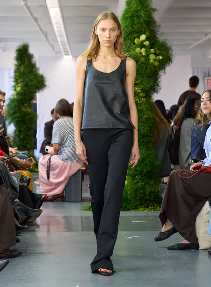 Tibi Light Weight Leather Tank Top