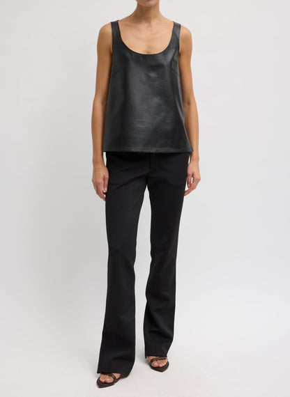 Tibi Light Weight Leather Tank Top