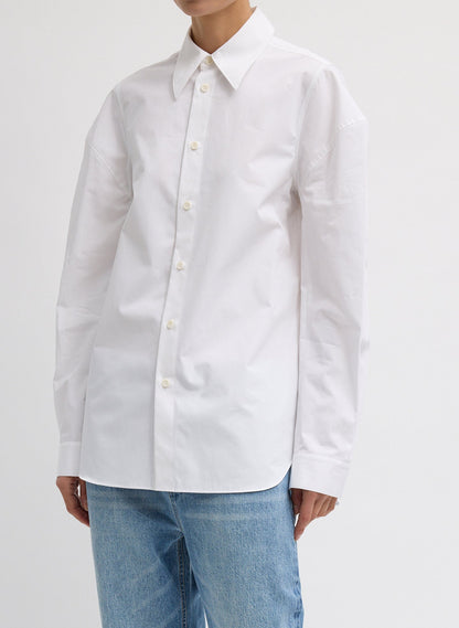 Tibi Compact Eco Poplin Hinged Shirt