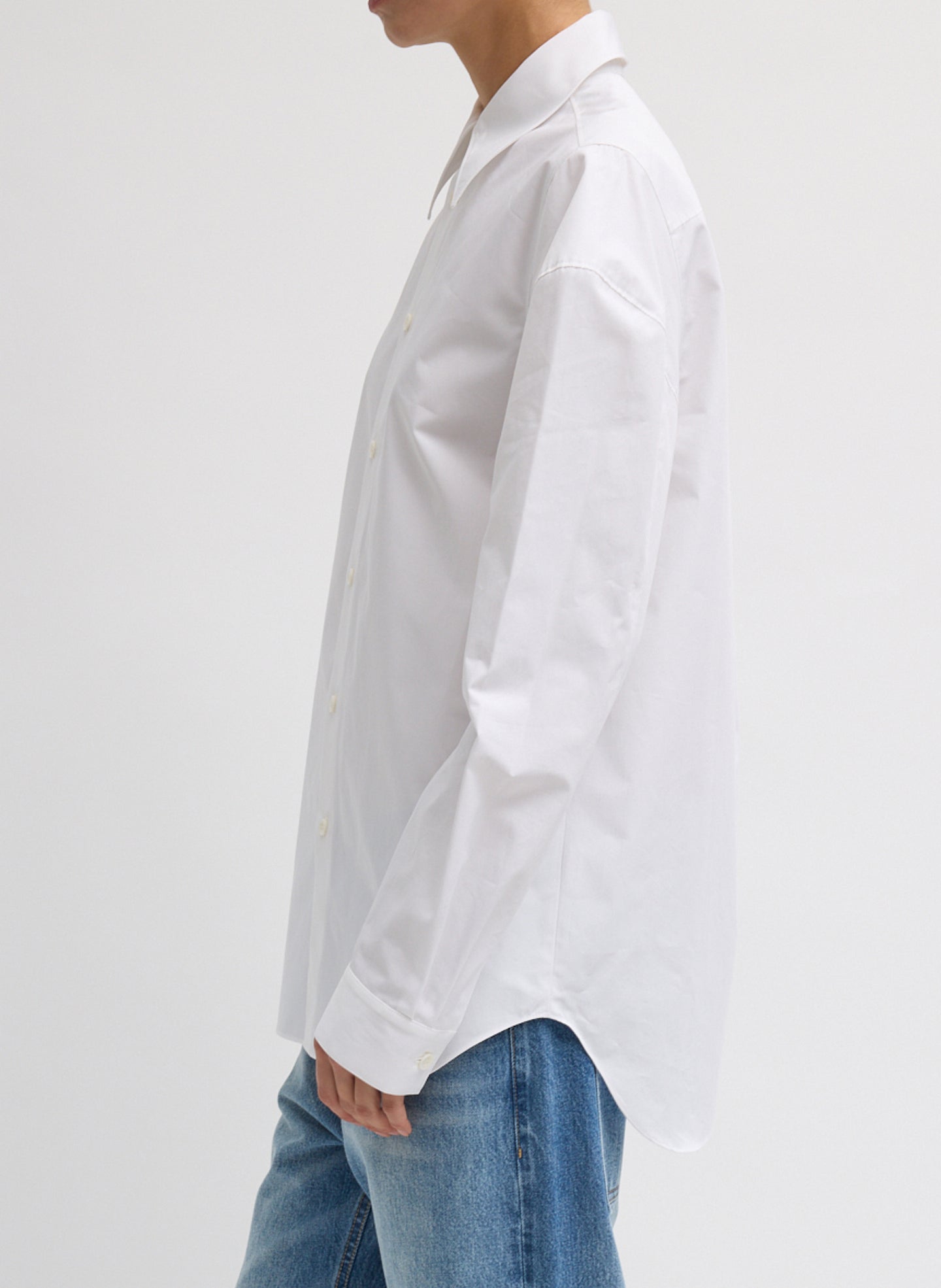 Tibi Compact Eco Poplin Hinged Shirt