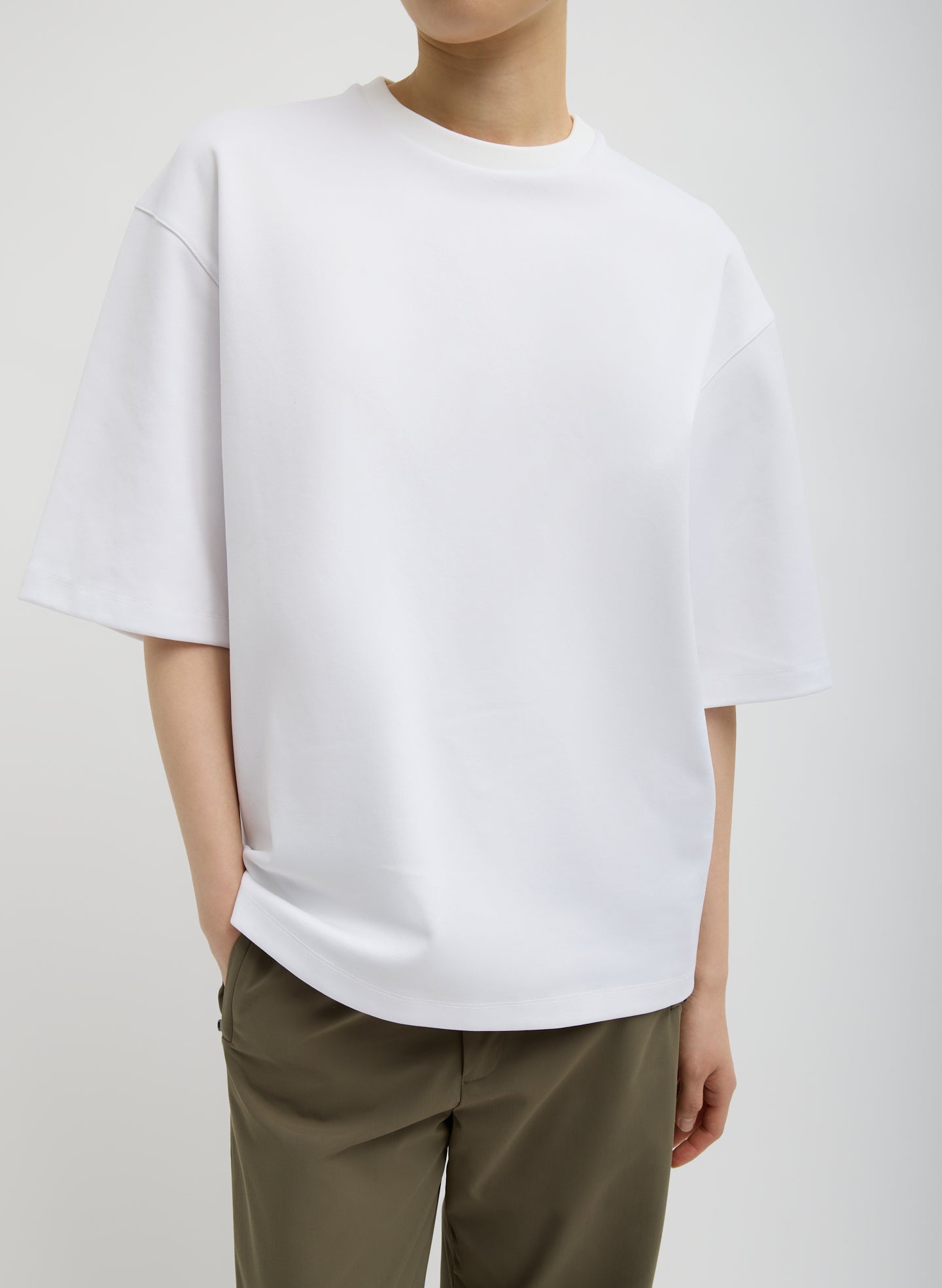 Tibi Active Knit Easy T-Shirt