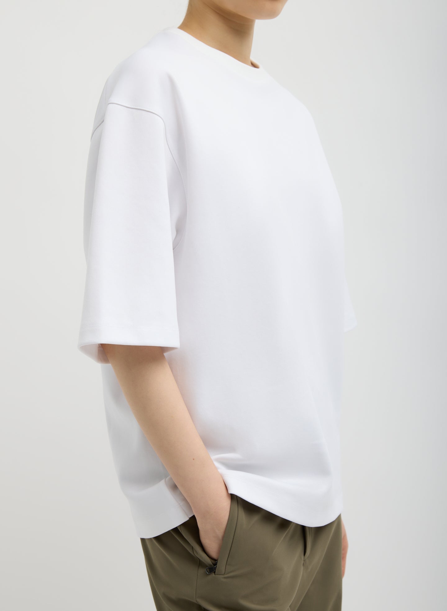 Tibi Active Knit Easy T-Shirt