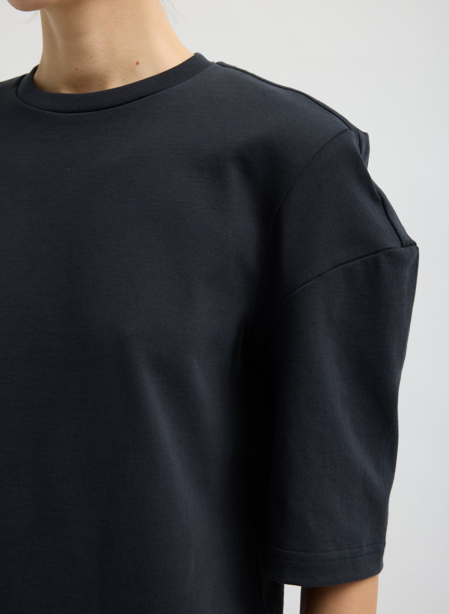 Tibi Perfect Hinged Sleeve T-Shirt