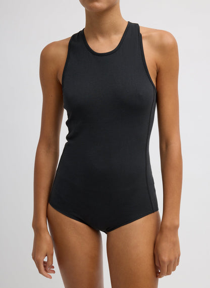 Tibi Crewneck Racerback Bodysuit