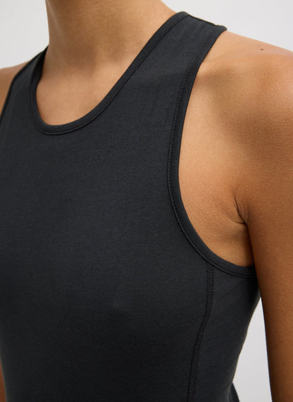Tibi Crewneck Racerback Bodysuit