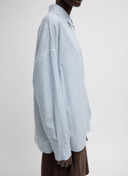 Tibi Linus Check Oversized Shirt