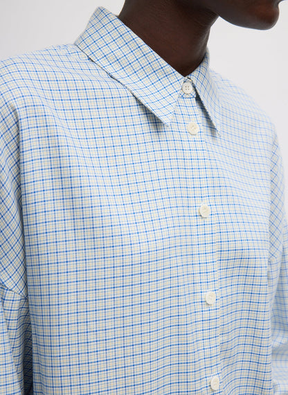 Tibi Linus Check Oversized Shirt