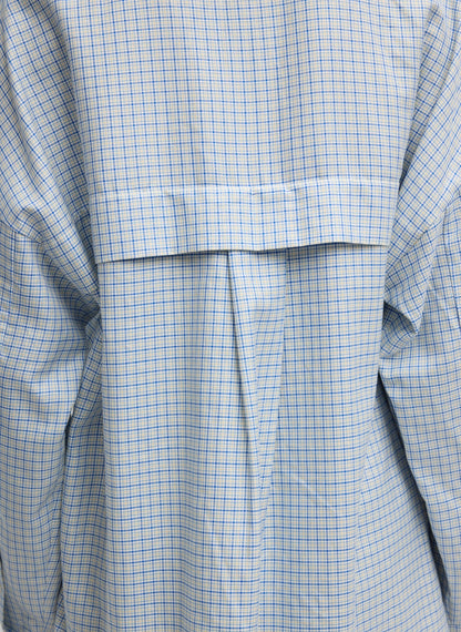 Tibi Linus Check Oversized Shirt