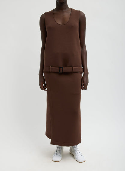 Tibi Bonded Viscose Tank Top