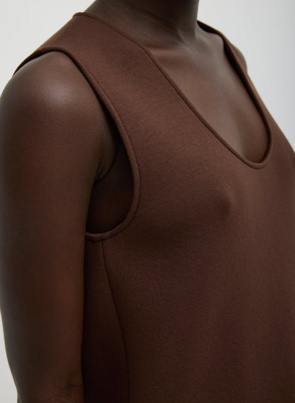 Tibi Bonded Viscose Tank Top