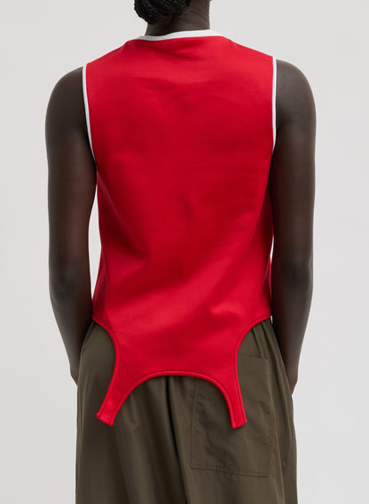 Tibi Active Knit Flip Tank