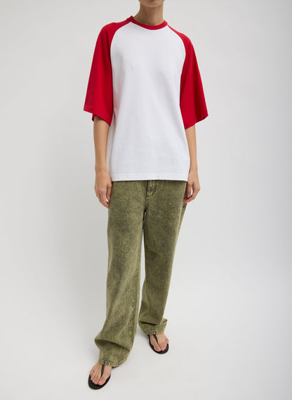 Tibi Perfect Baseball T-Shirt
