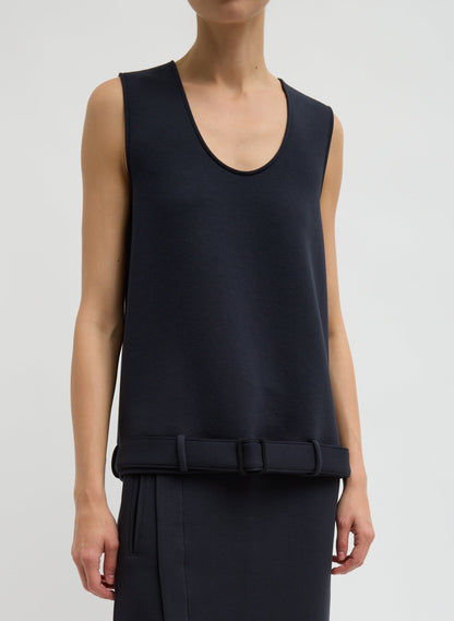 Tibi Bonded Viscose Tank Top