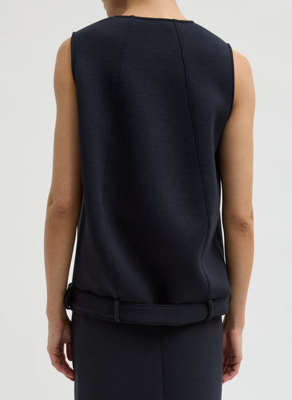 Tibi Bonded Viscose Tank Top