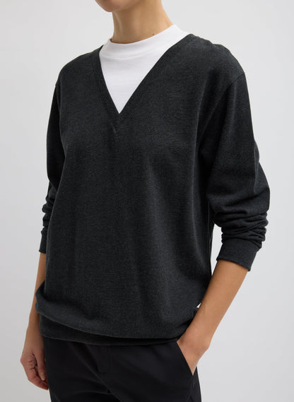 Tibi Perfect T-Shirt Trompe L'oeil Top