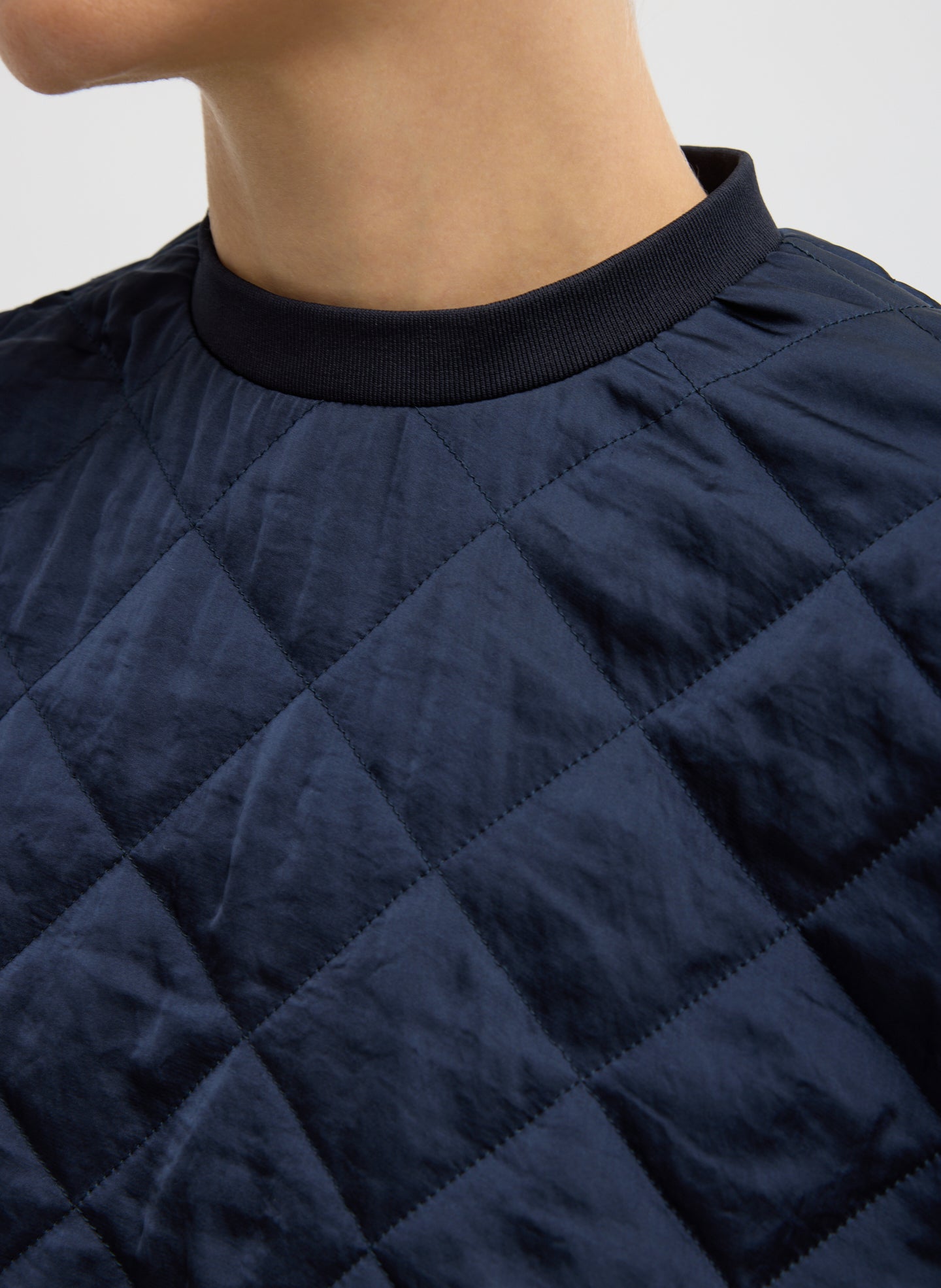 Tibi Cozy Quilting Anorak T-Shirt
