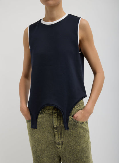 Tibi Active Knit Flip Tank