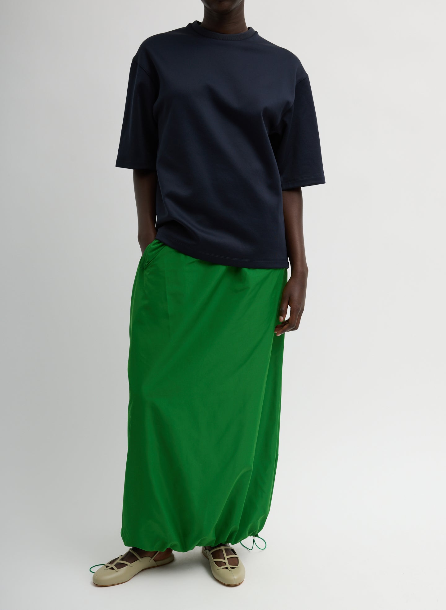 Tibi Active Knit Easy T-Shirt