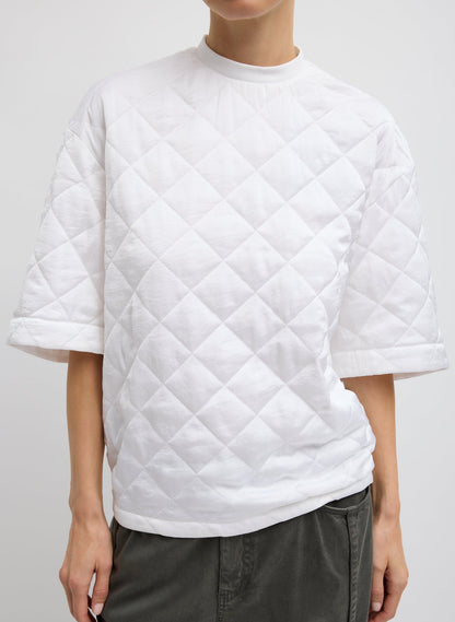 Tibi Cozy Quilting Anorak T-Shirt