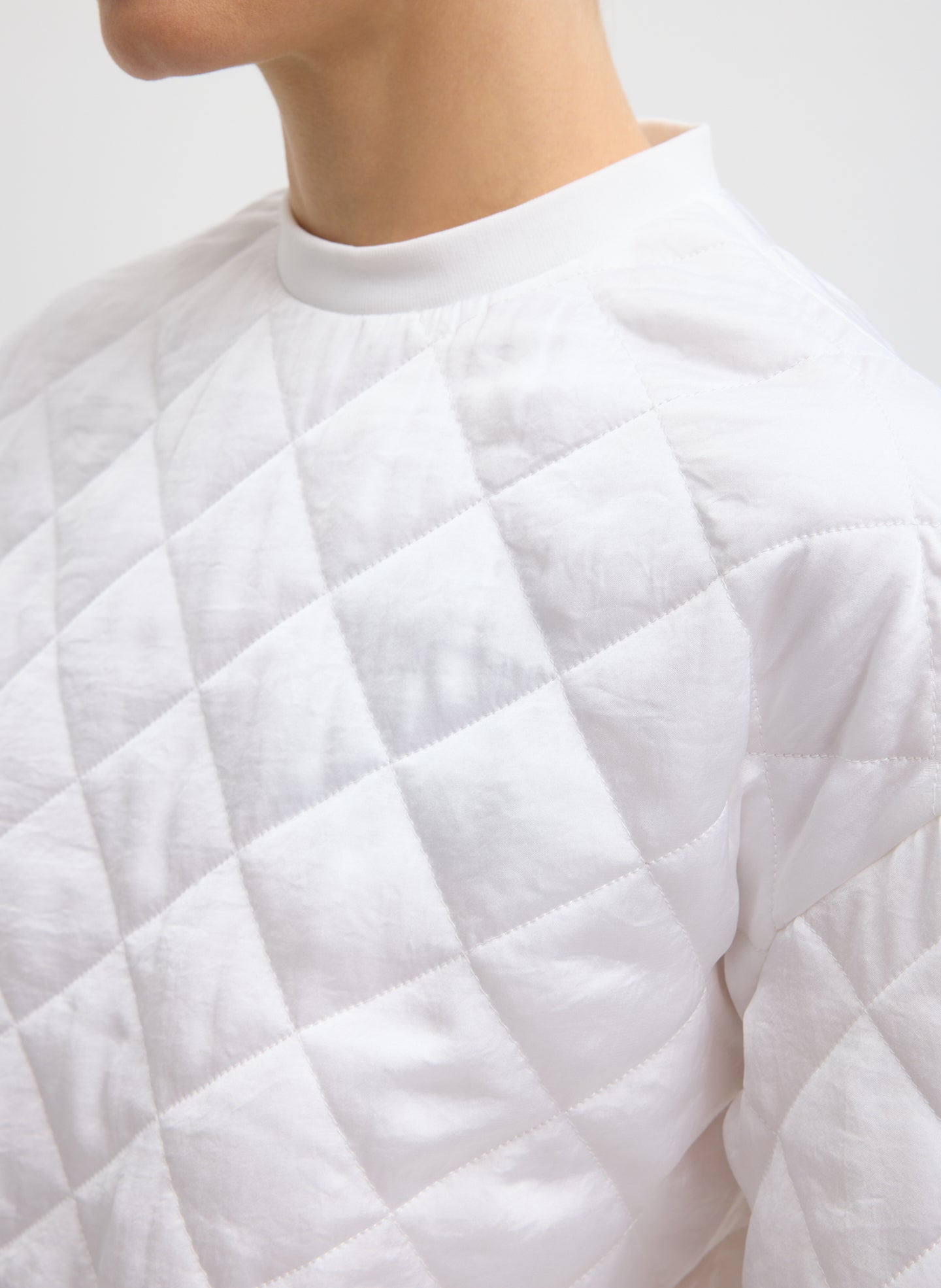 Tibi Cozy Quilting Anorak T-Shirt