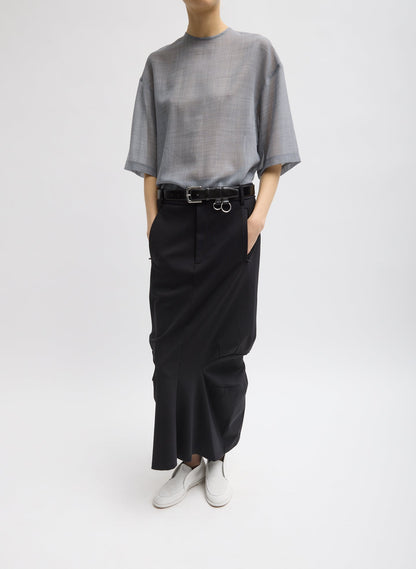 Tibi Sheer Wool Gauze Easy T-Shirt