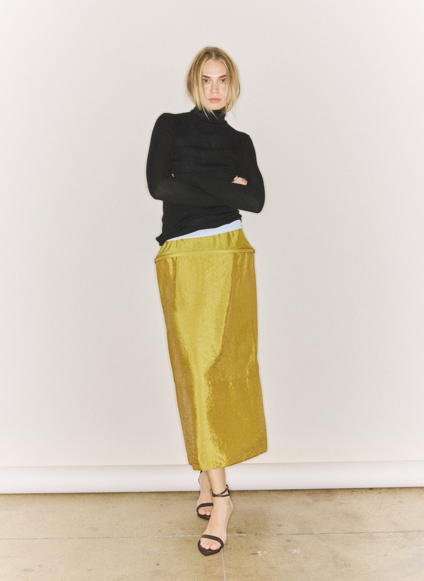 Tibi Chassis Hoop Pencil Skirt