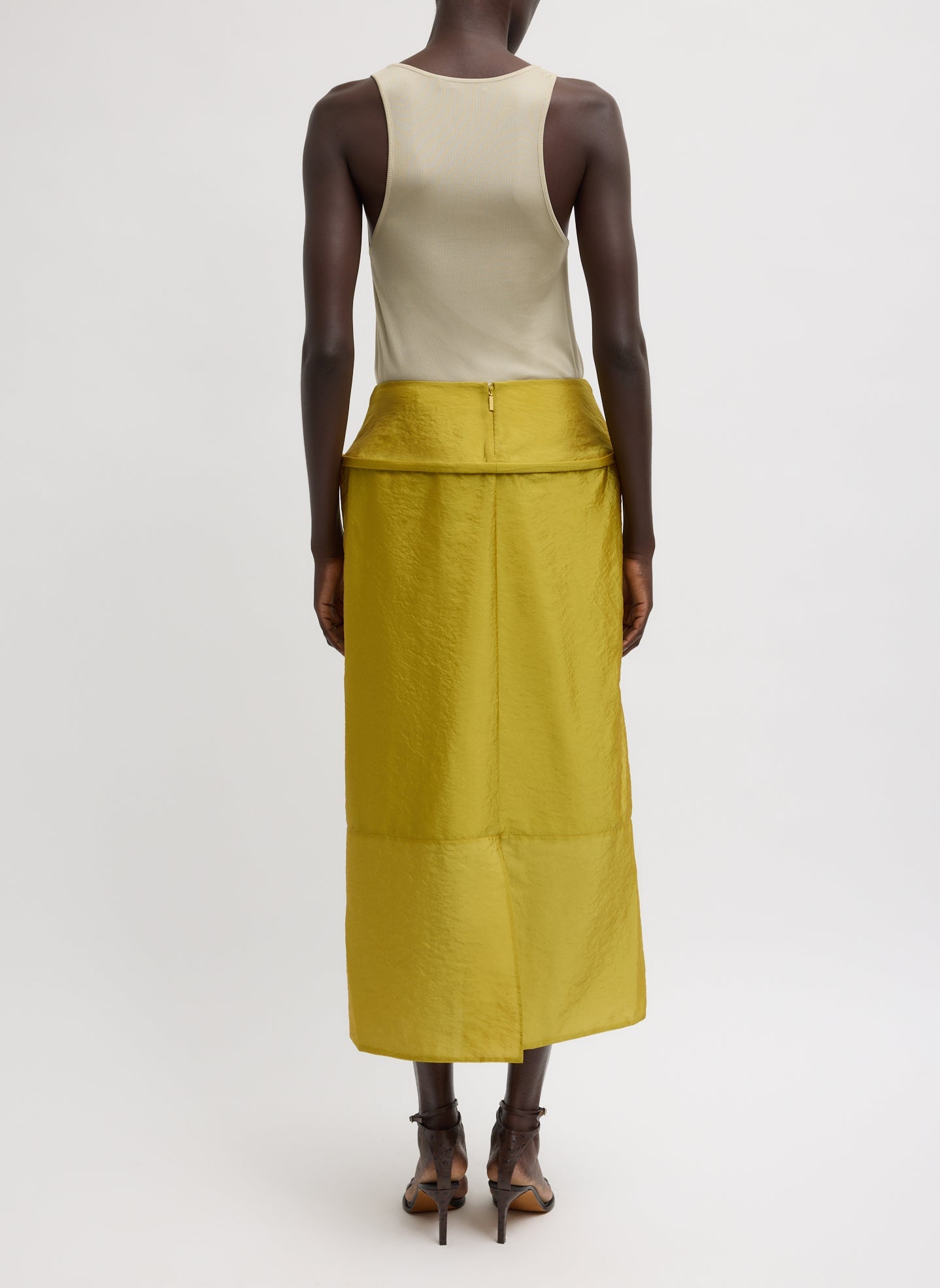 Tibi Chassis Hoop Pencil Skirt